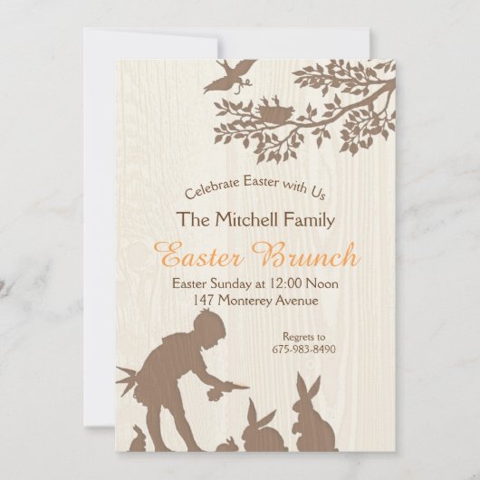 Einladung zur Osterfeier (Vorderseite)