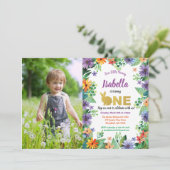 Einladung zur Osterfeier Foto (Stehend Vorderseite)