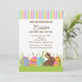 Einladung zur Ostergeblasenen Eizelljagd (Stehend Vorderseite)