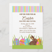 Einladung zur Ostergeblasenen Eizelljagd (Vorne/Hinten)