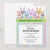 Einladung zur Ostergeblasenen Eizelljagd (Vorne/Hinten)