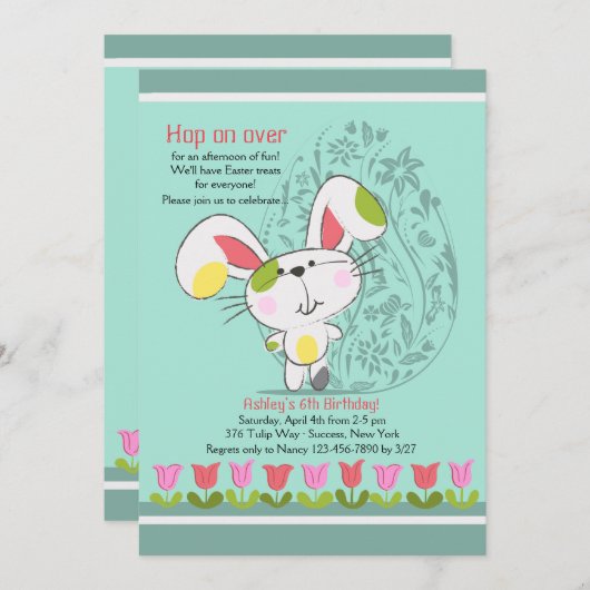 Einladung zur Ostterrasse (Vorne/Hinten)