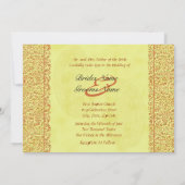 Einladung zur Paisley-Hochzeit (Rückseite)