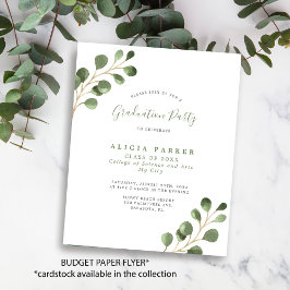 Einladung zur Partei für den Abschluss der Eukalyp Flyer