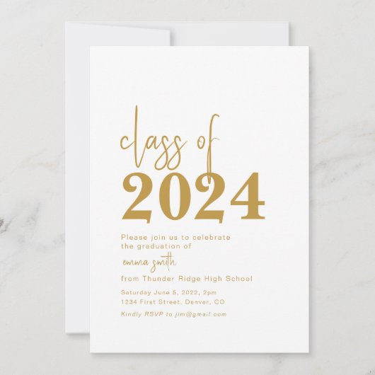 Einladung zur Party-Abschlussveranstaltung (Vorderseite)