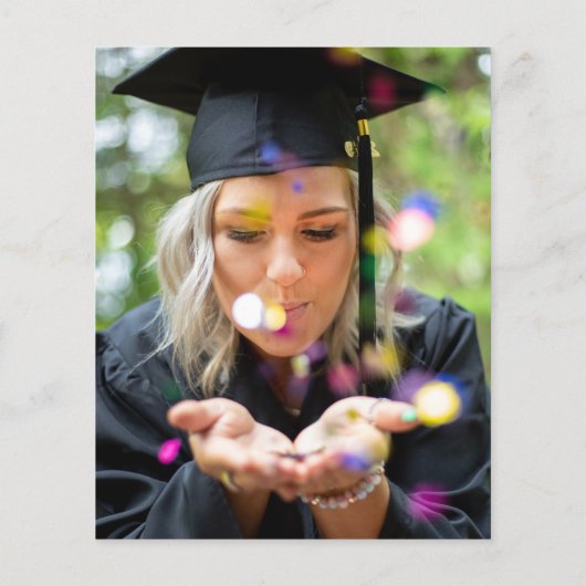 Einladung zur Party für das Budget-Gelbe Foto (Rückseite)