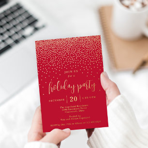 Einladung zur Party in GListening Dots Foil