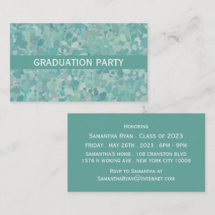 Einladung zur Party-Party für Elegante Stone Dot