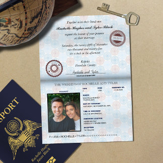 Einladung zur Passport-Hochzeit