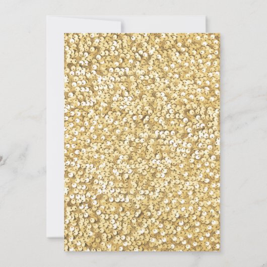 Einladung zur Pensionierung mit Foto - Red Gold Wh (Rückseite)