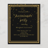 Einladung zur Pensionierung von Konfetti aus Schwa (Vorderseite)