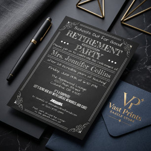 Einladung zur Pensionierungsfeier für einen Lehrer