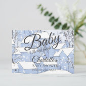 Einladung zur personalisierten Babydusche (Stehend Vorderseite)