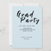 Einladung zur personalisierten Foto Graduation Par (Rückseite)