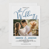 Einladung zur personalisierten Hochzeit (Vorne/Hinten)