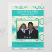 Einladung zur personalisierten Hochzeit (Rückseite)