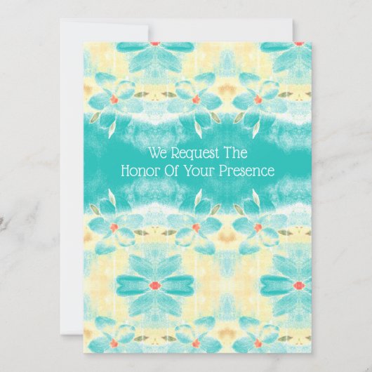 Einladung zur personalisierten Hochzeit (Vorderseite)