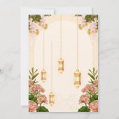 Einladung zur personalisierten Hochzeit | Elegante (Rückseite)