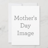 Einladung zur personalisierten Mutter (Vorderseite)