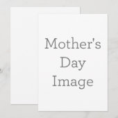 Einladung zur personalisierten Mutter (Vorne/Hinten)