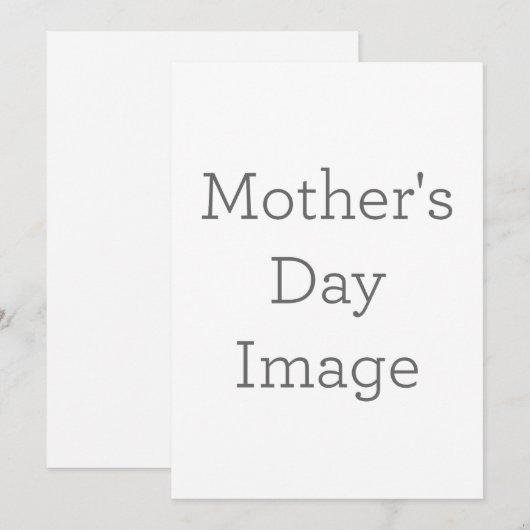 Einladung zur personalisierten Mutter (Vorne/Hinten)