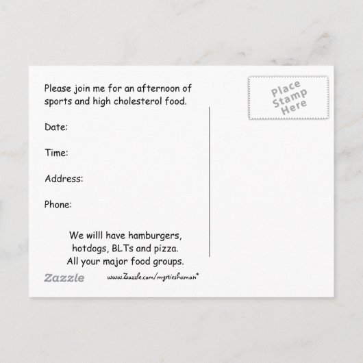 Einladung zur persönlichen Höhle (Rückseite)