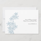 Einladung zur Pfauenhochzeit (Rückseite)