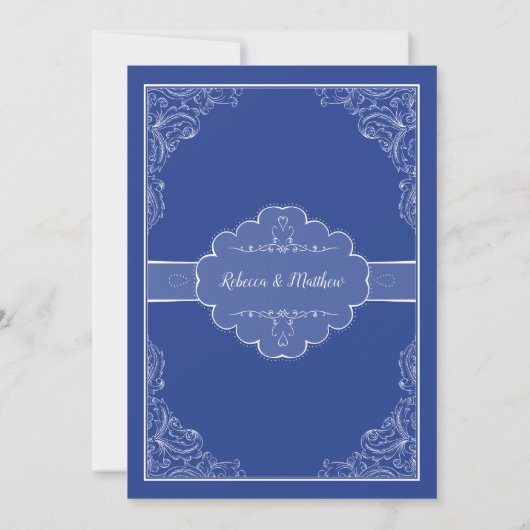 Einladung zur Pfauenhochzeit (Rückseite)