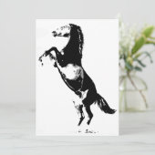 Einladung zur Pferdezucht (Stehend Vorderseite)