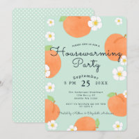Einladung zur Pfirsich-Haus-Einweihungsparty
