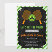 Einladung zur Pickleball-Party (Vorne/Hinten)