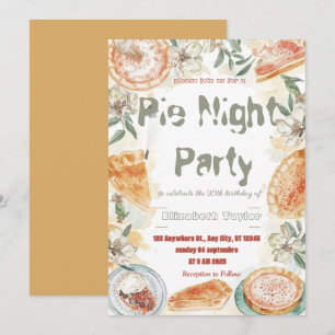 Einladung zur Pie-Sharing-Night-Party – Sweet & Co