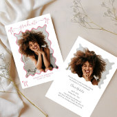 Einladung zur Pink Bow Graduation Party