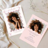 Einladung zur Pink Bow Graduation Party