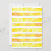 Einladung zur Pink Lemonade und Bow Baby Dusche (Rückseite)