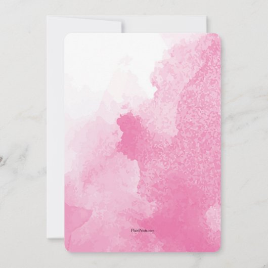 Einladung zur Pink Splash (Rückseite)