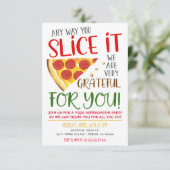 Einladung zur Pizzaaufwertung (Stehend Vorderseite)