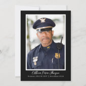 Einladung zur Polizeieinziehung (Rückseite)