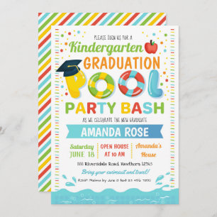Einladung zur Pool Graduation Party