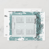 Einladung zur PostCard (Vorne/Hinten)