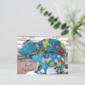 Einladung zur Postkarte für Schweinegrippe (Stehend Vorderseite)