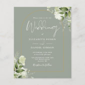 Einladung zur Preisverleihung des Green Floral Gol (Vorderseite)