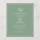 Einladung zur Probe (Vorderseite)