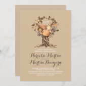 Einladung zur Probe des niedlichen Herbsterntes (Vorne/Hinten)