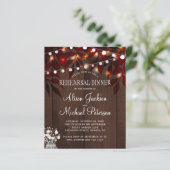 Einladung zur Probe zum rustikalen Herbst (Stehend Vorderseite)