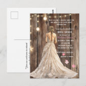 Einladung zur Proverbs 31:10 Brautparty Postkarte (Vorne/Hinten)