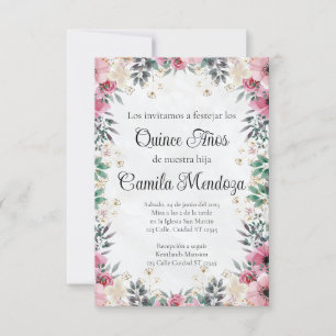 Einladung zur Quinceañera/Hochzeit/Einladung