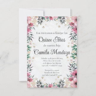 Einladung zur Quinceañera/Hochzeit/Einladung