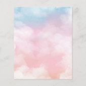 Einladung zur religiösen Weihnachtskrippe Flyer (Hinten)