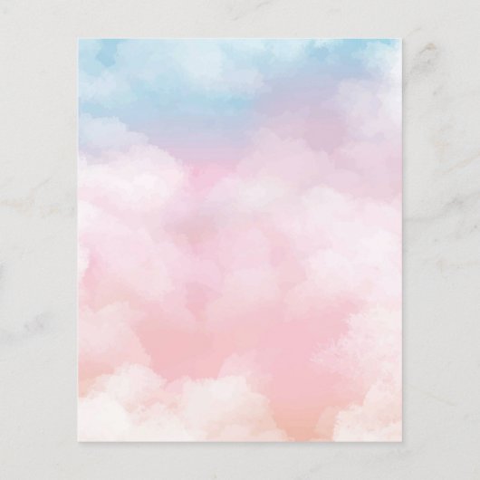 Einladung zur religiösen Weihnachtskrippe Flyer (Hinten)